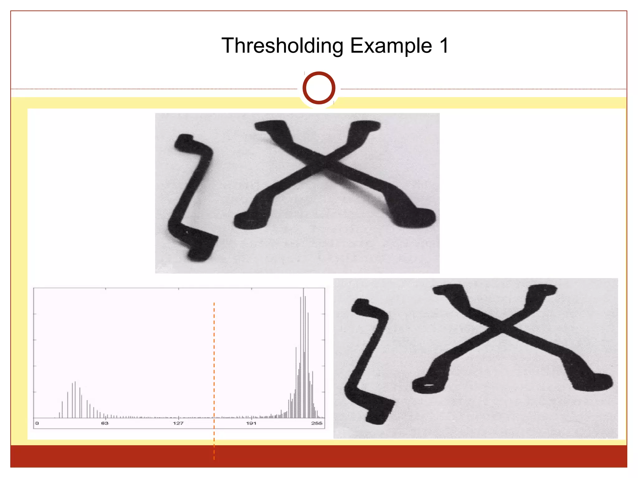 Thresholding Example 1
 