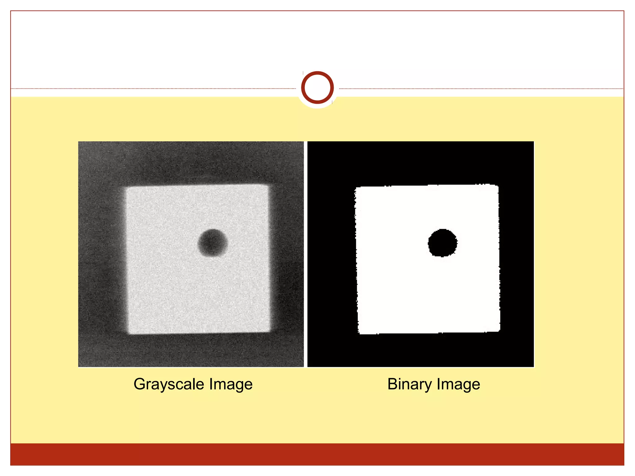 Grayscale Image   Binary Image
 