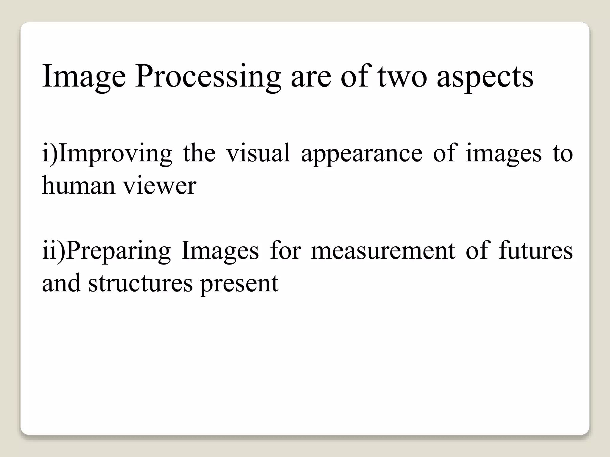 Image processing | PPT