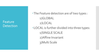 Image feature extraction | PPTX
