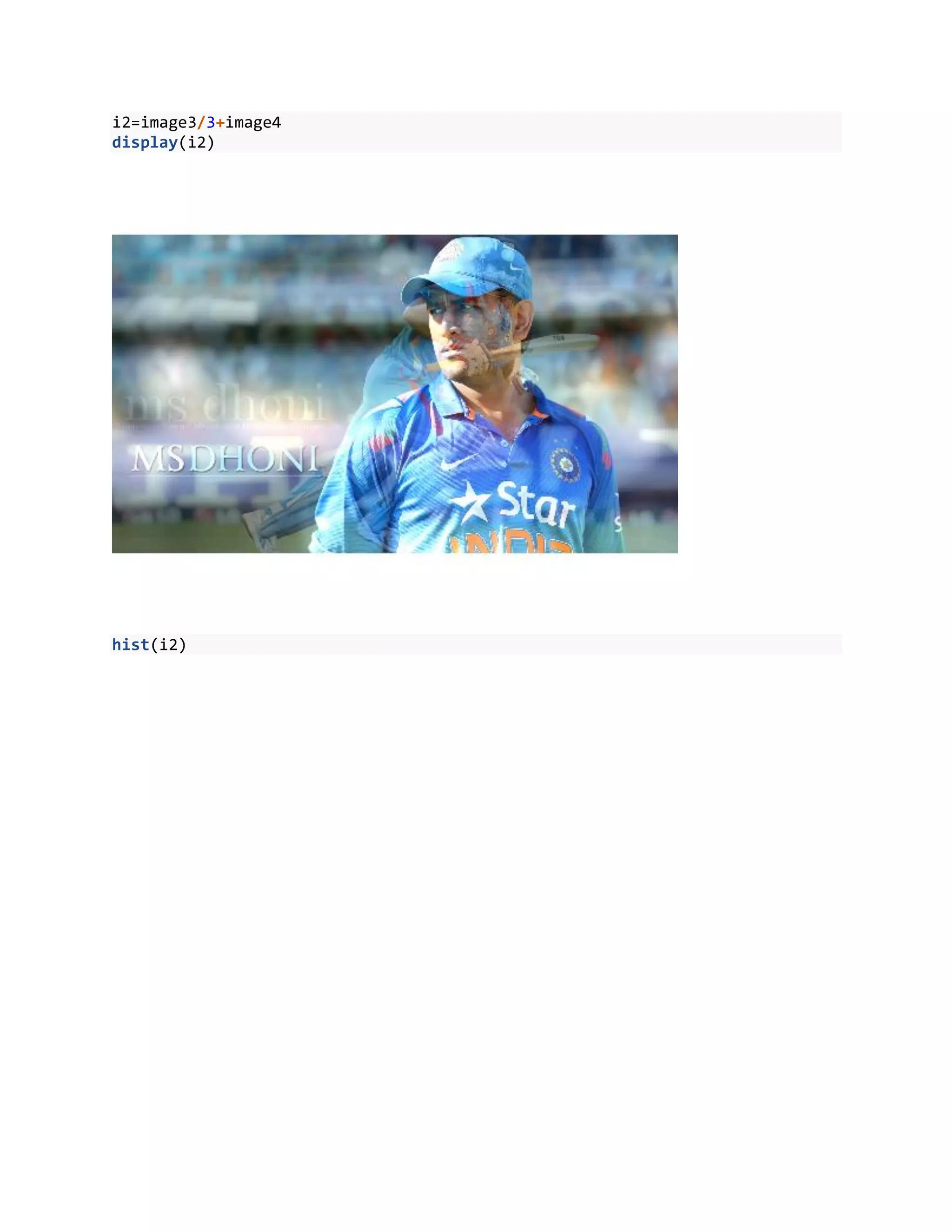 i2=image3/3+image4
display(i2)
hist(i2)
 