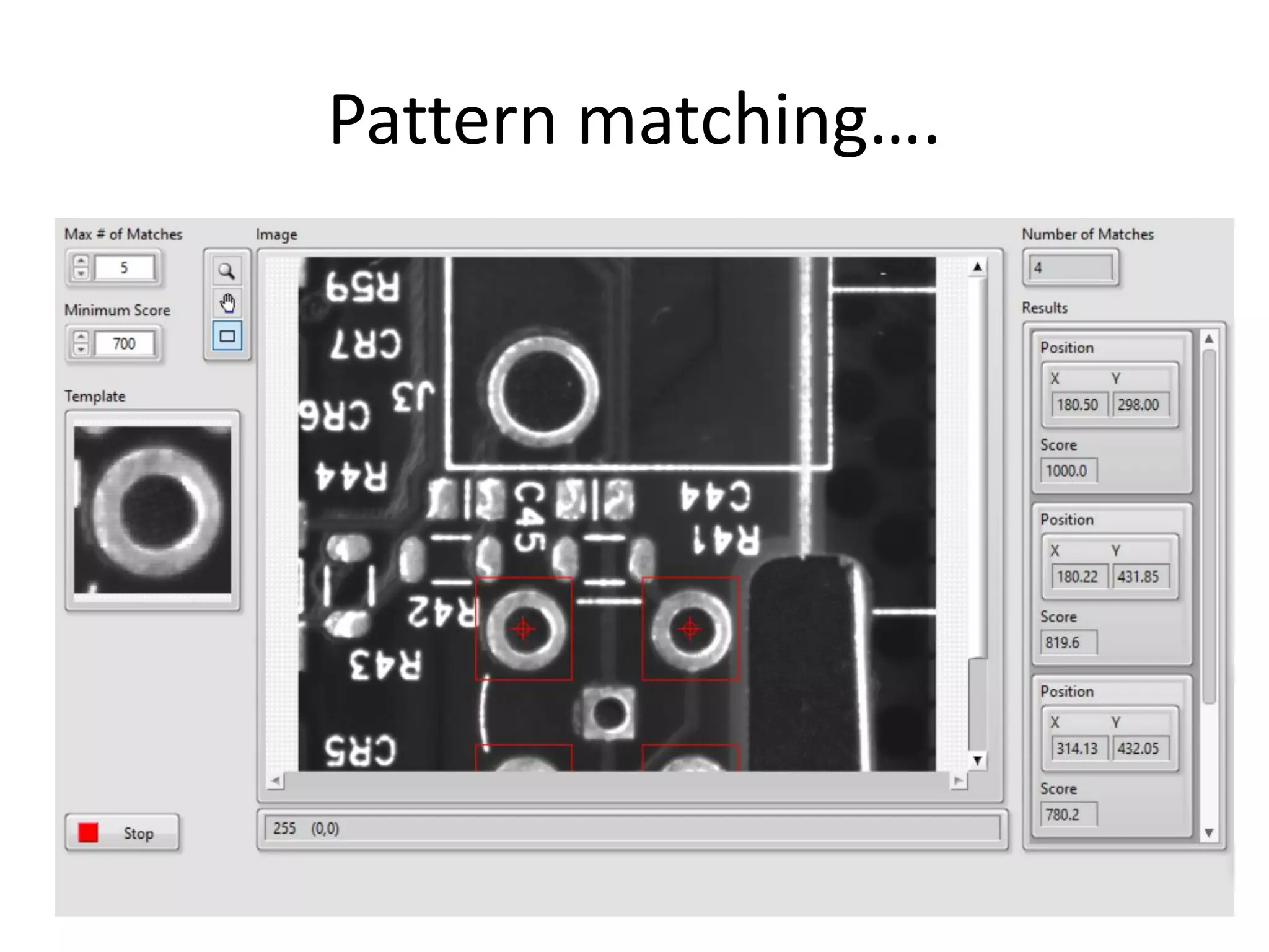 Pattern matching….
 