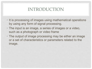 Image processing | PPTX