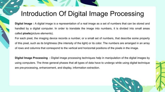 Image processing | PPT