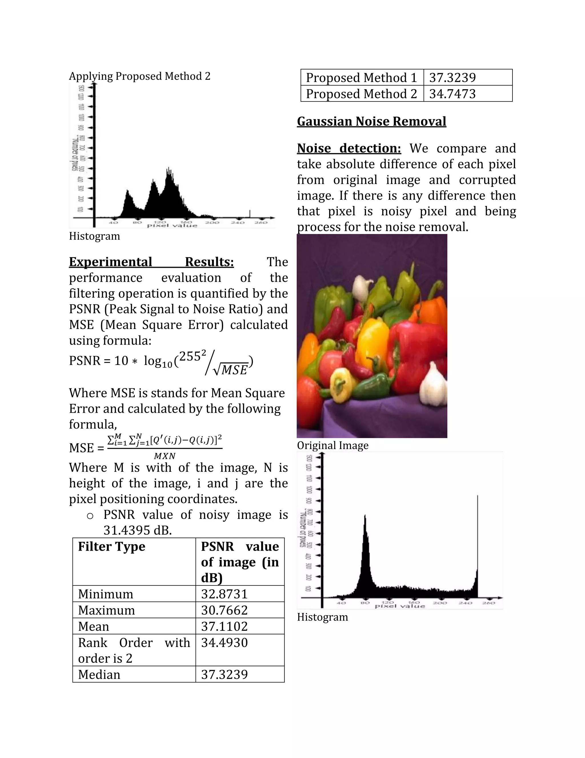 Comparative study of Salt & Pepper filters and Gaussian filters | PDF