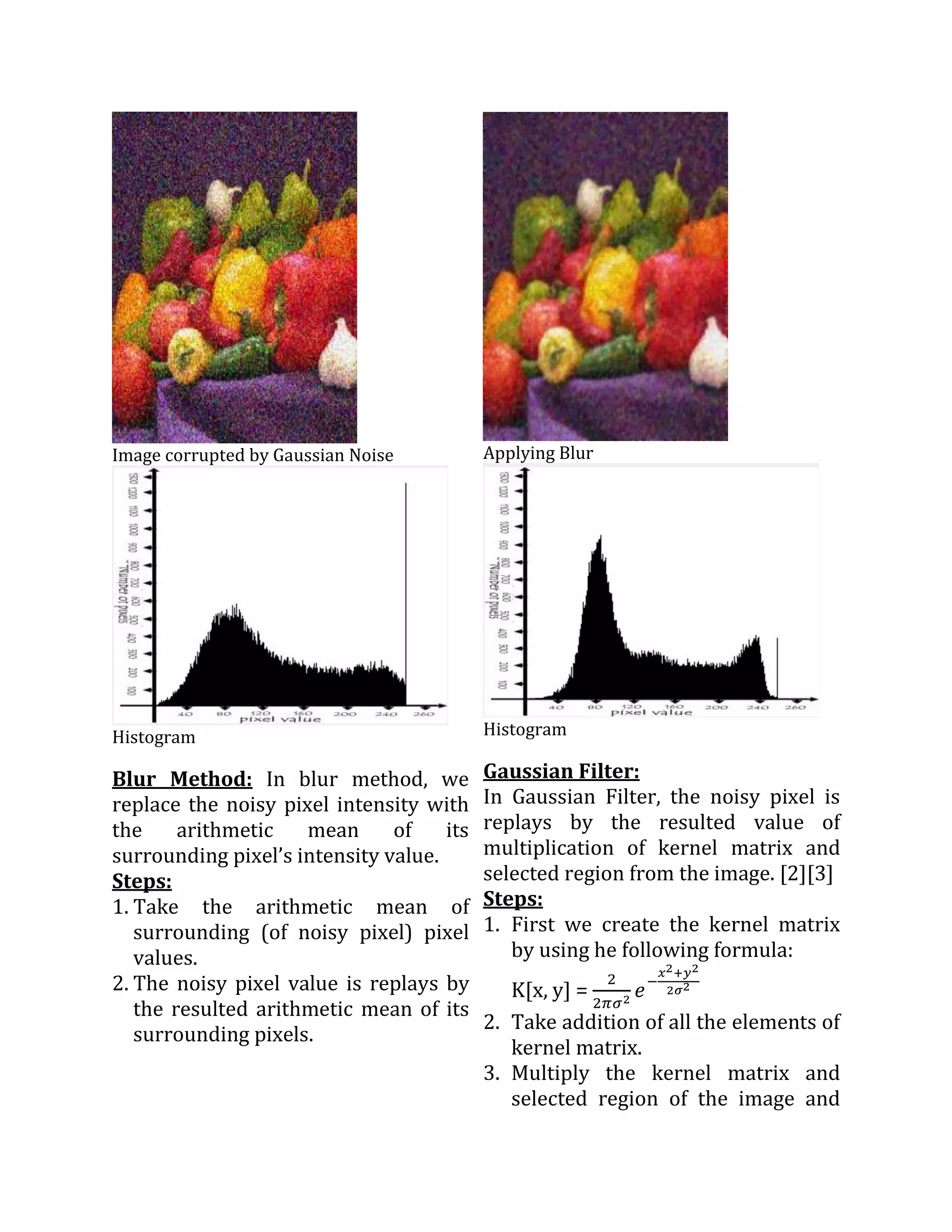 Comparative study of Salt & Pepper filters and Gaussian filters | PDF