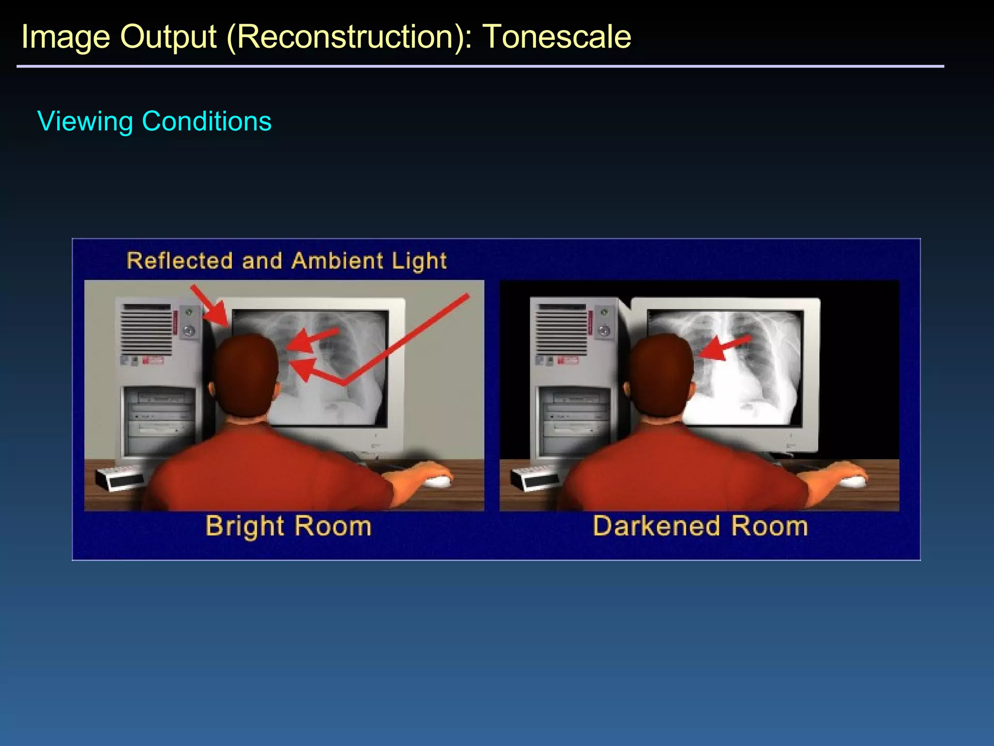 Image Output (Reconstruction): Tonescale Viewing Conditions 
