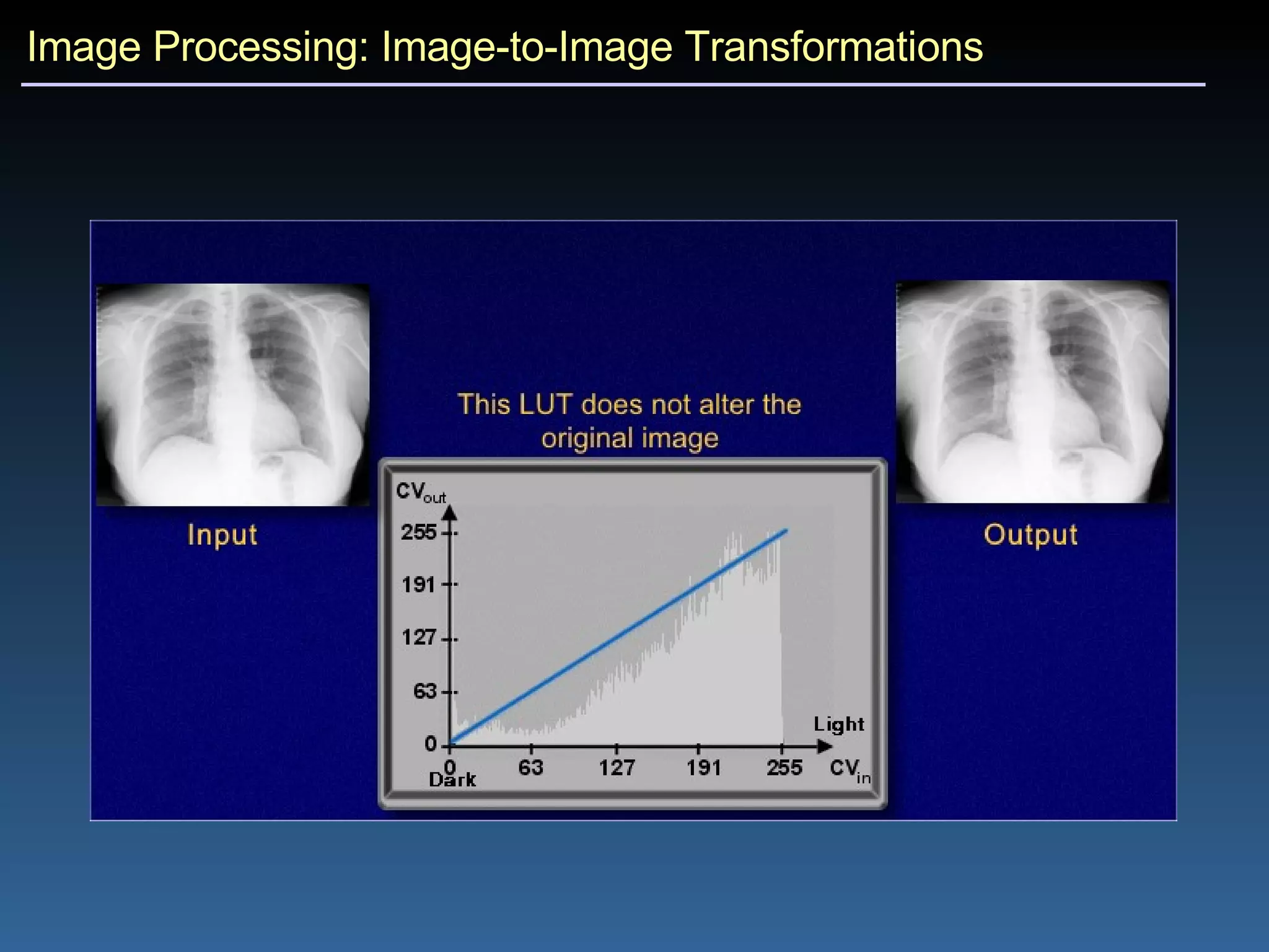 Image Processing: Image-to-Image Transformations 