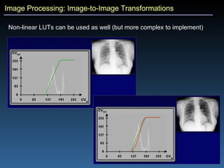 Image Processing: Image-to-Image Transformations Non-linear LUTs can be used as well (but more complex to implement) 
