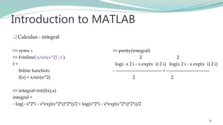 Fundamentals of Image Processing & Computer Vision with MATLAB | PPTX