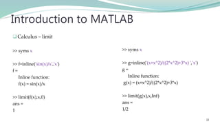 Fundamentals of Image Processing & Computer Vision with MATLAB | PPTX