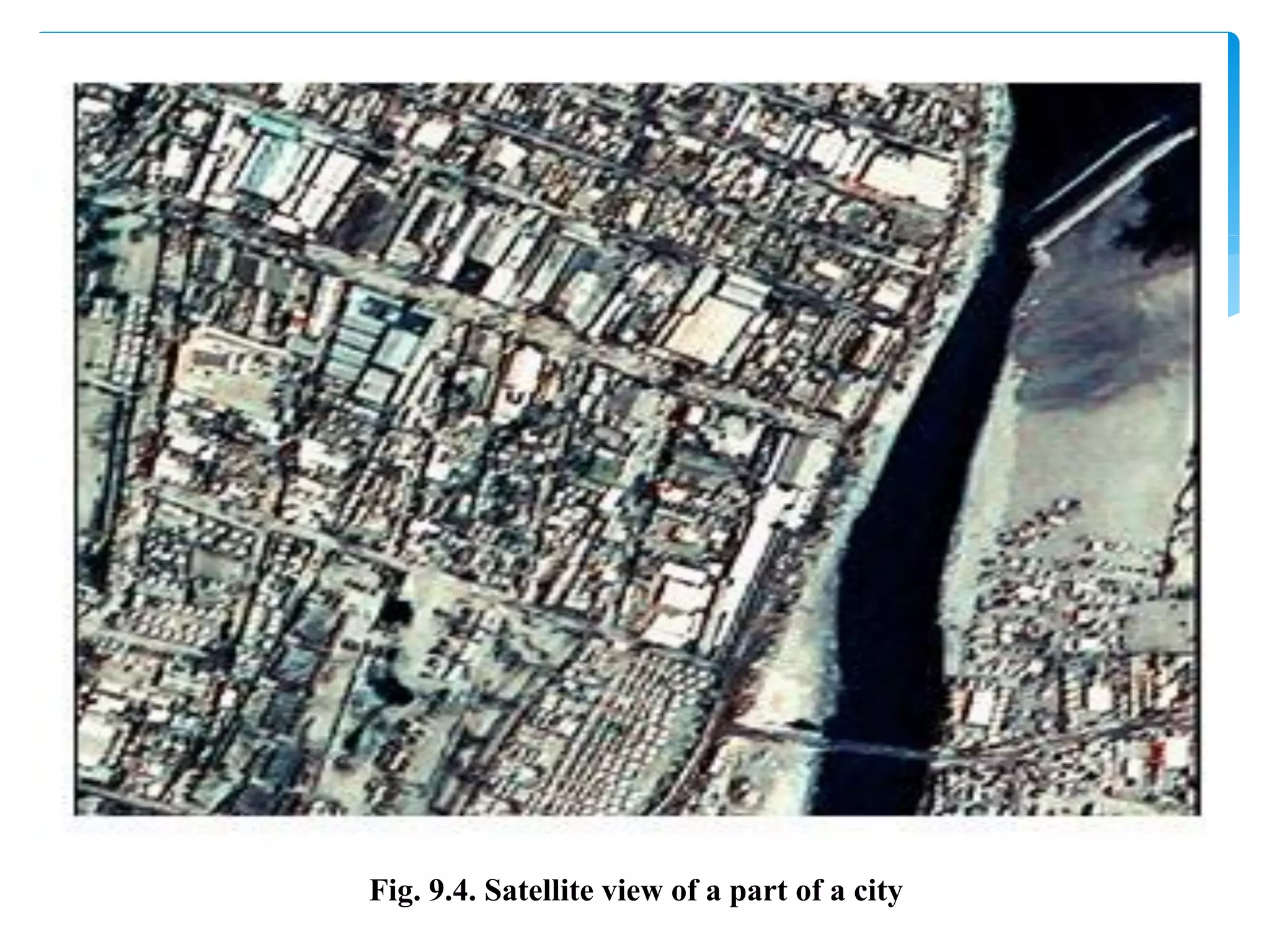 Fig. 9.4. Satellite view of a part of a city
 