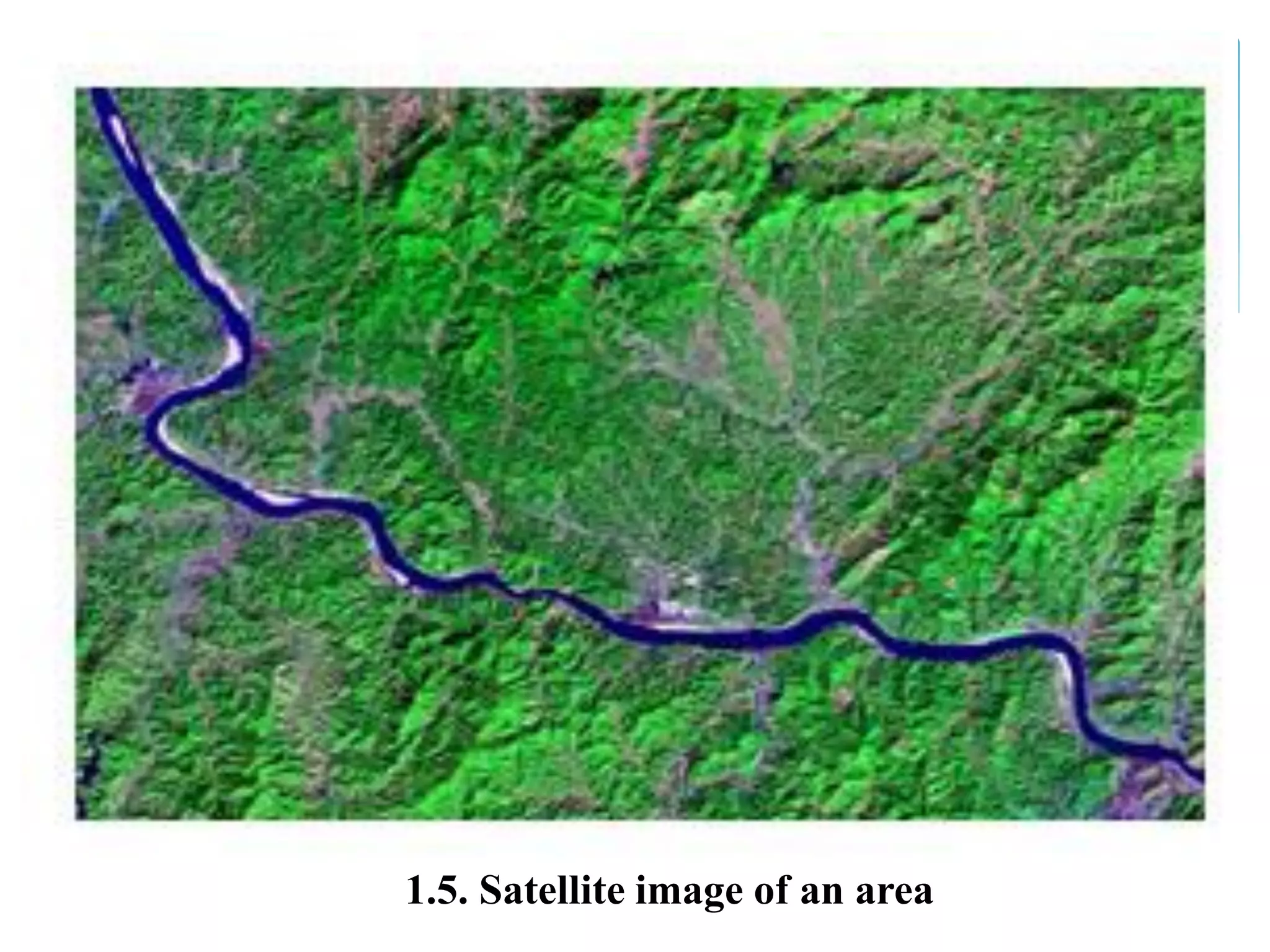1.5. Satellite image of an area
 