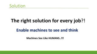 Image processing and machine vision | PPTX
