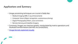 Image Processing presentation in a ppt format | PPTX