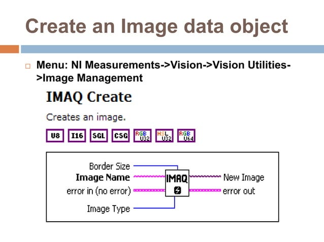 Image processing using labview | PPTX
