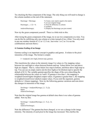 Image processing with matlab | PDF