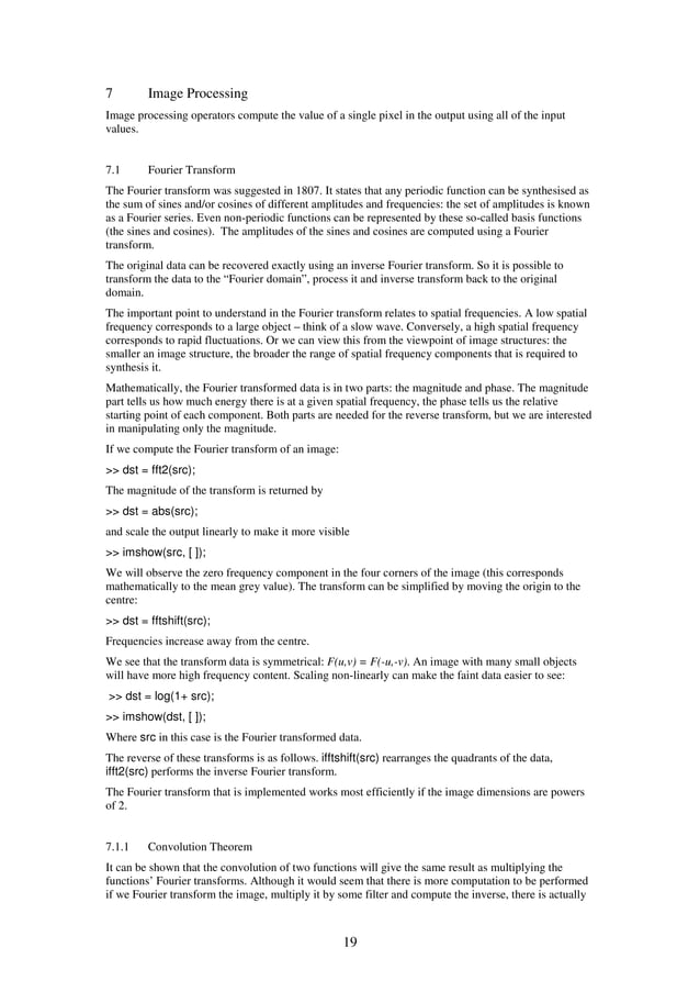 Image processing using matlab | PDF