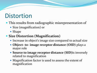 Size Distortion Radiograph IMAGE QUALITY.pptx