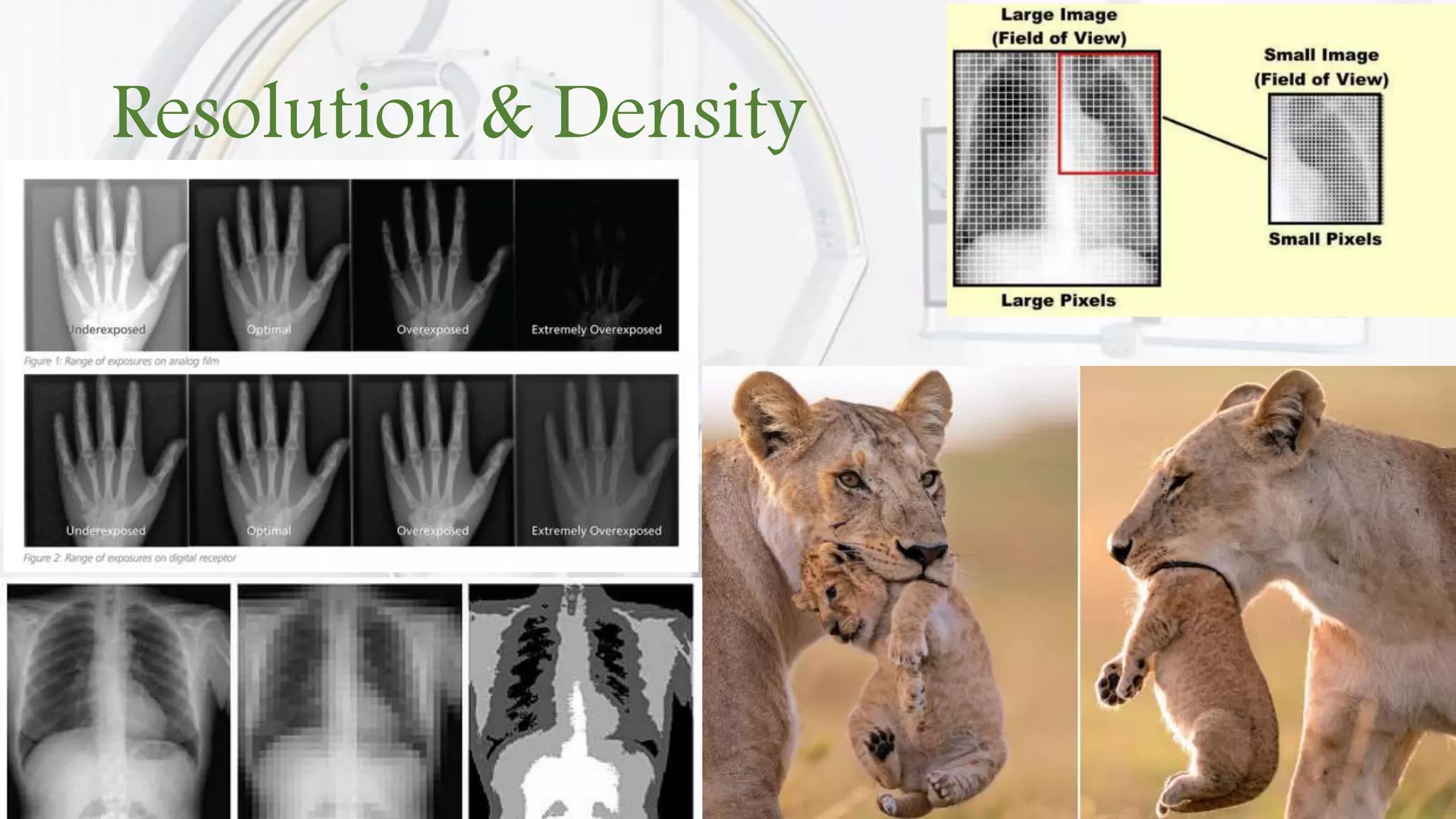 Resolution & Density
 