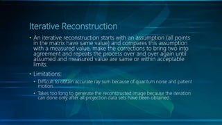 Iterative Recon Image reconstruction | PPTX