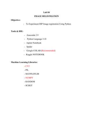 Comprehensive Guide to Image Registration in Digital Image Processing ...