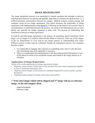 Comprehensive Guide to Image Registration in Digital Image Processing ...