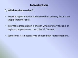 External Representation Image representation | PPTX