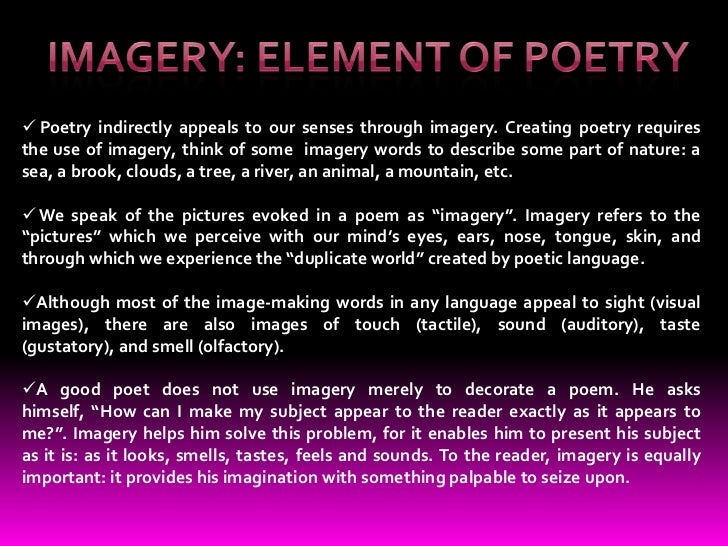 types of imagery