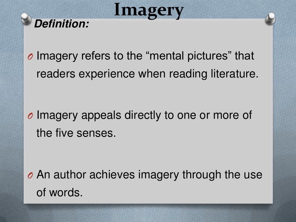 Imagery and Meaning