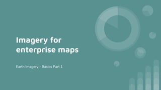 Imagery for
enterprise maps
Earth Imagery - Basics Part 1
 