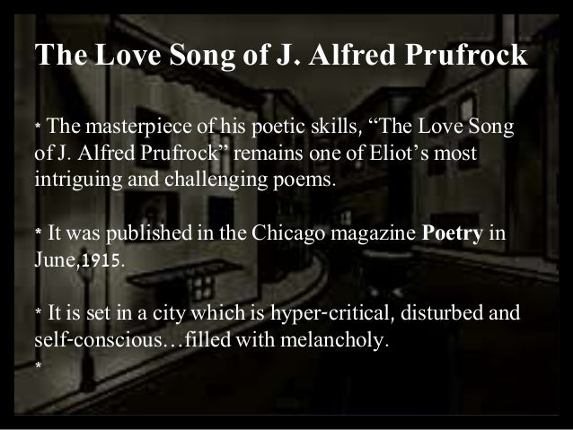 love song alfred prufrock