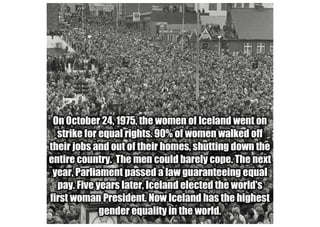 Iceland Gender Equality