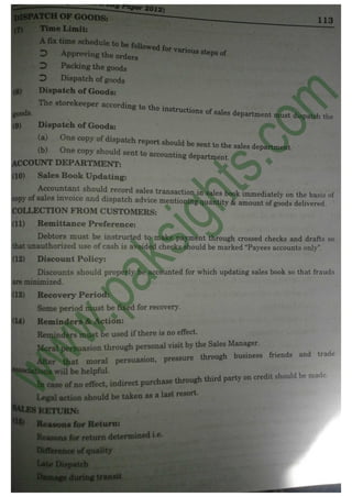 Auditing B.Com Part 2 Solved Past Papers 2012