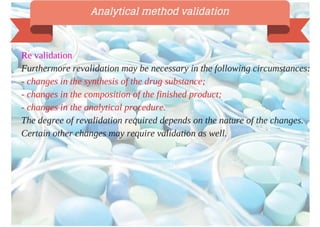 Analytical method validation