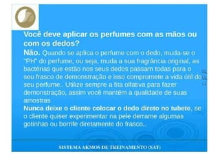 TREINAMENTO DE PERFUMES  AKMOS