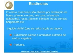 TREINAMENTO DE PERFUMES  AKMOS