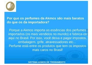 TREINAMENTO DE PERFUMES  AKMOS