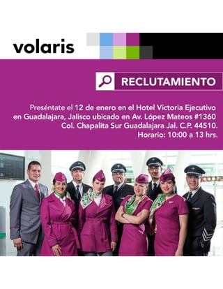 Reclutamiento Hotel Victoria Ejecutivo en Guadalajara