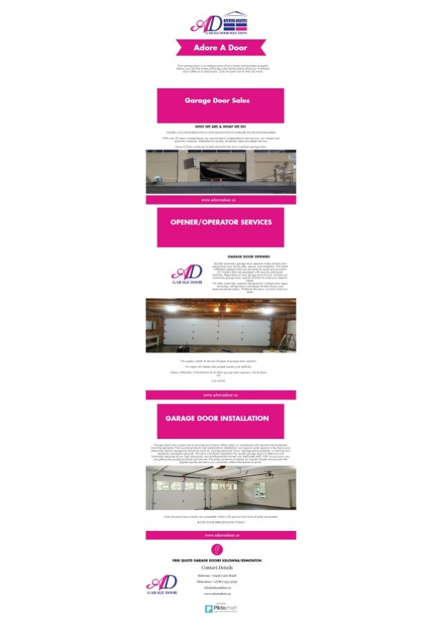 Professional Garage Door Services Garage Doors Edmonton Adore A D