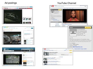 Ad postings YouTube Channel