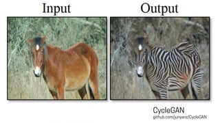 CycleGAN
github.com/junyanz/CycleGAN
 