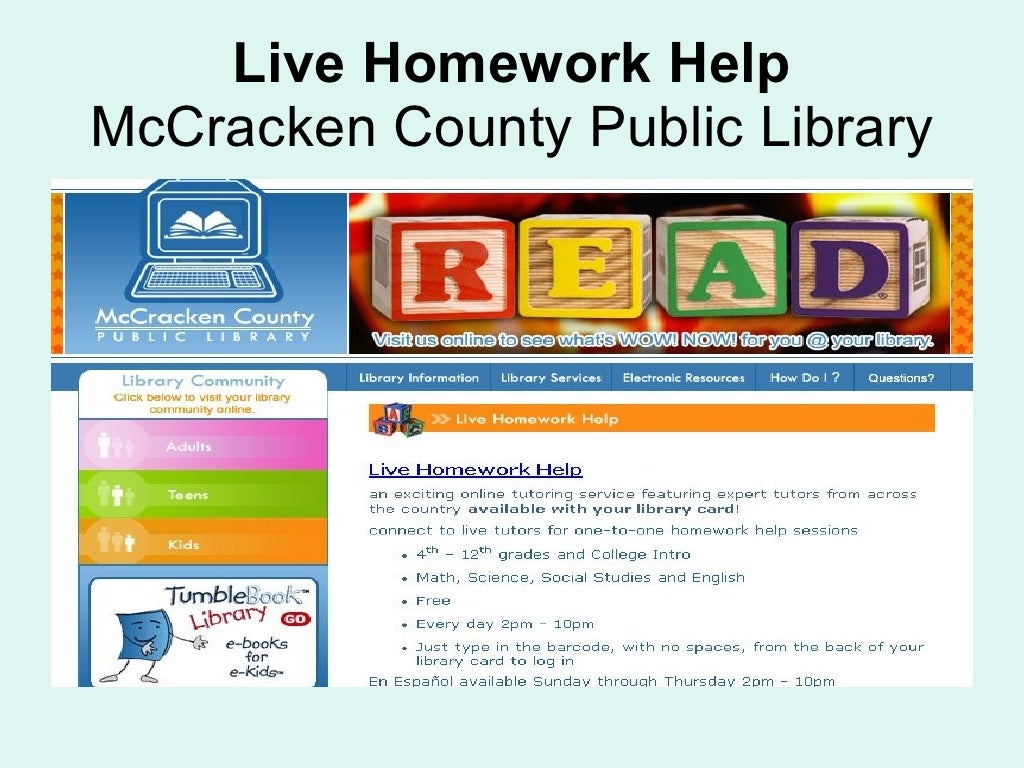 La county live homework help
