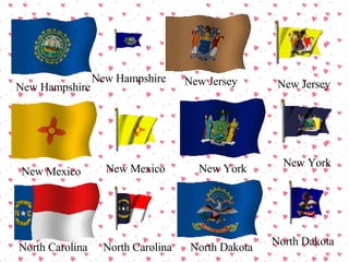 New Hampshire New Hampshire New Jersey New Jersey New Mexico New Mexico New York New York North Carolina North Carolina North Dakota North Dakota 