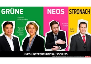 Wer sitzt im Hypo-U-Ausschuss?