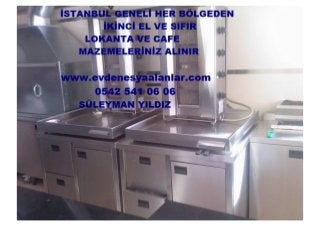  Kaleiçi Lokanta Malzemeleri Alanlar | 0542 541 06 06 | Krom Malzeme Alan Yerler