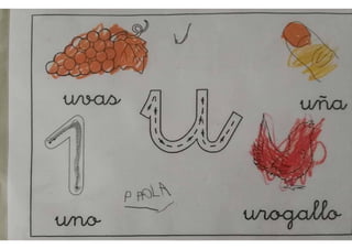 pizarra mágica letra u 