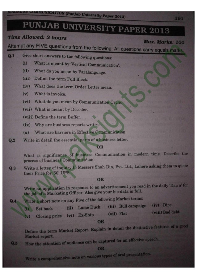 Business communication and report writing book free download image