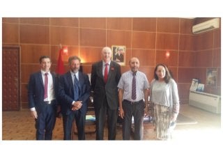 Mohamed Larbi Belcaid reçoit son excellence M.Rupert JOY, Ambassadeur, Chef de la Délégation de l'Union européenne au Maroc