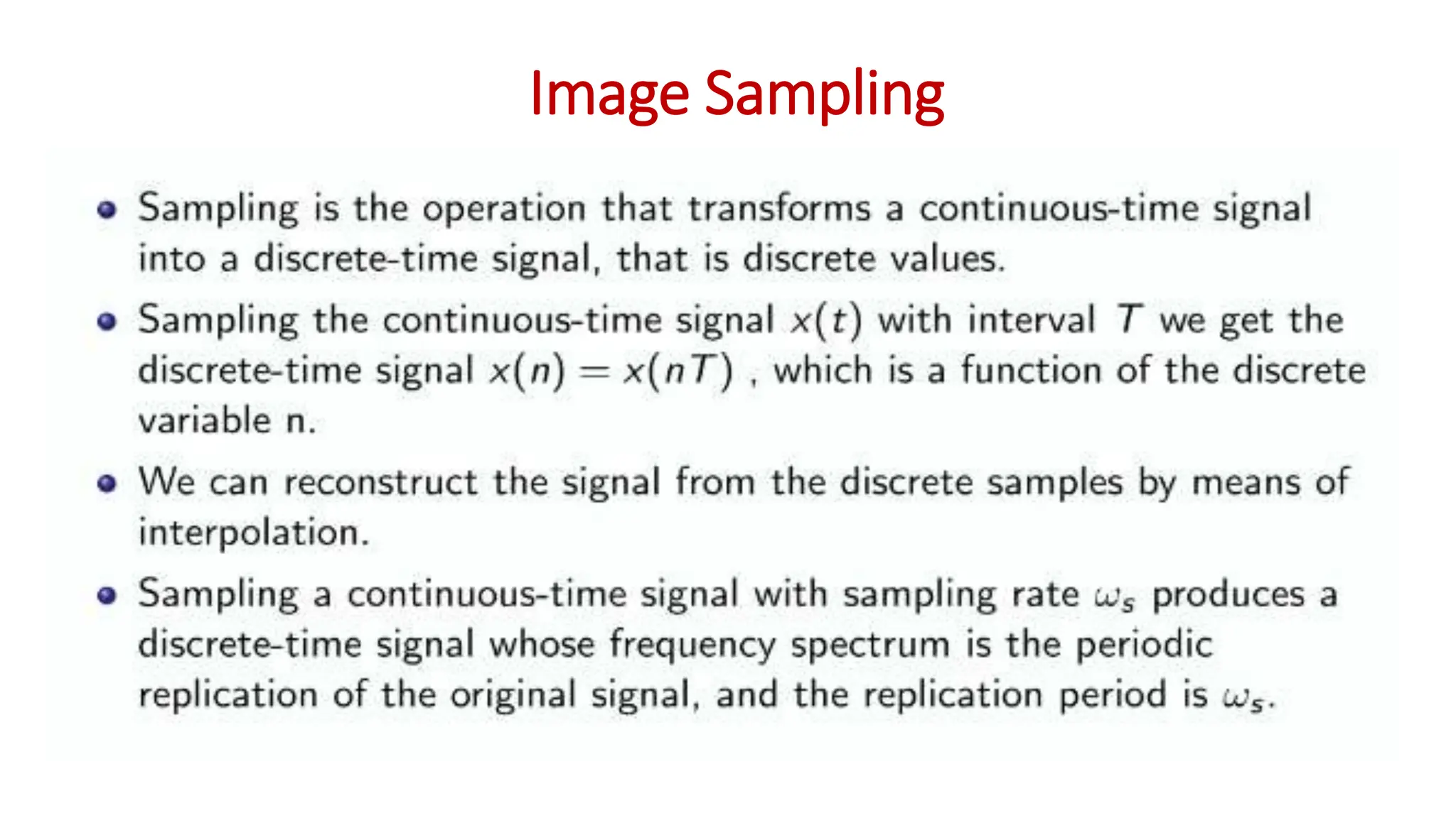 Image Sampling and Quantization.pptx | Digital Audio | Computer ...
